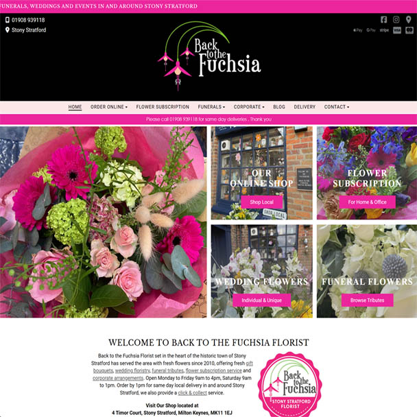 Client 1 website