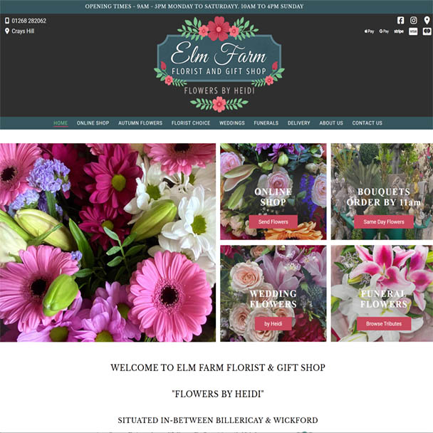 Client 1 website