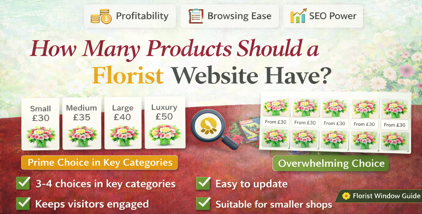How Many Products Should a Florist Website Have