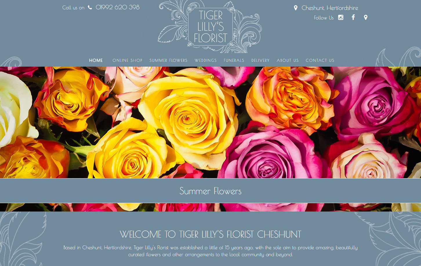 Our Local Florist Clients Websites Florist Window