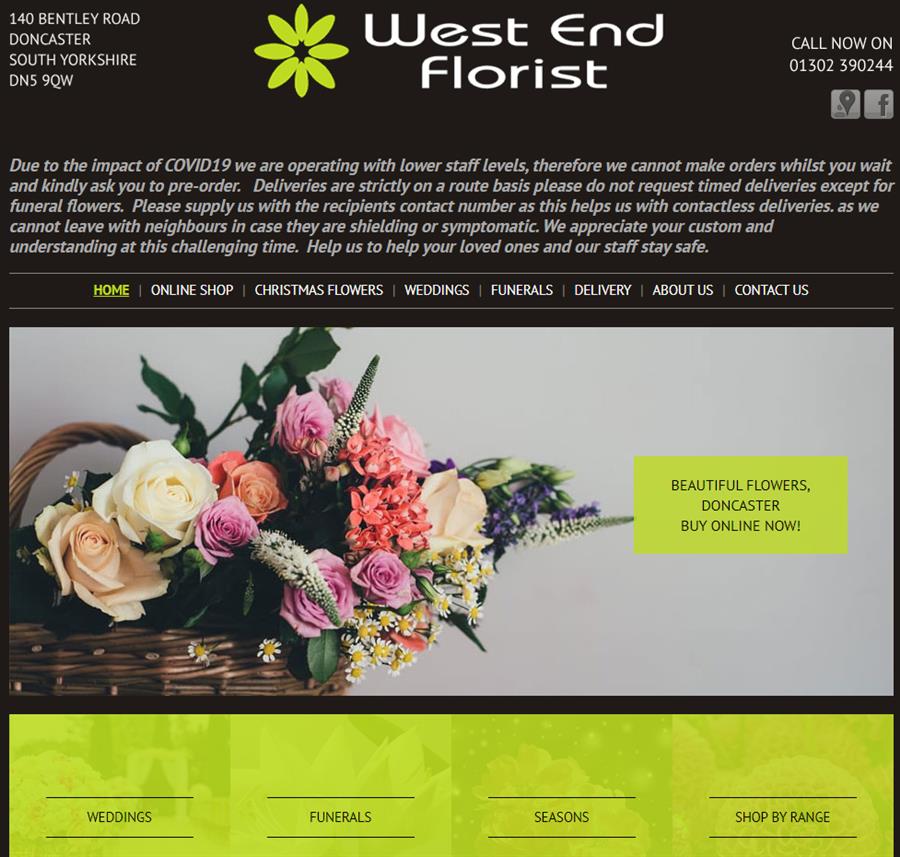2017 Florist Website Design Portfolio Florist Window